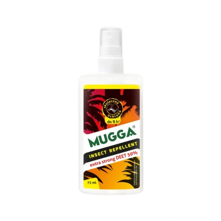 Środek na Owady Mugga Extra Strong 50% DEET Spray 75 ml - przód
