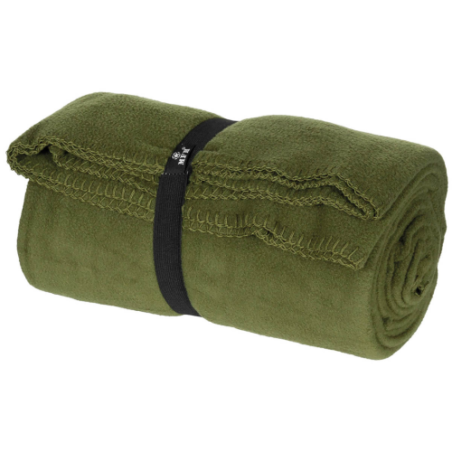 Przejdź do produktu Koc polarowy MFH Fleece Blanket 200x150 [cm] Olive - 300 g/m²