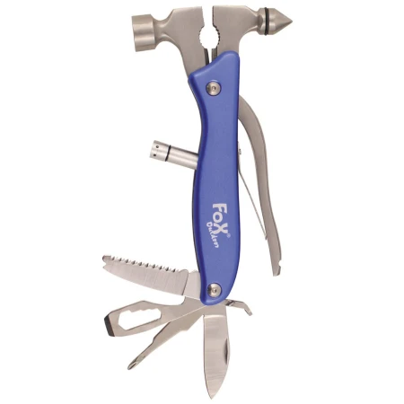 Multitool Worker Blue Fox Outdoor młotek i wybijak do szyb