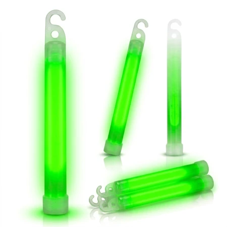 Światło chemiczne LightStick z haczykiem – pałeczka świetlna (zielony)