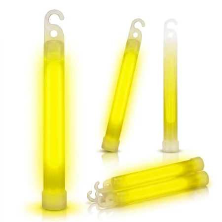 Światło chemiczne LightStick z haczykiem – pałeczka świetlna (żółty)