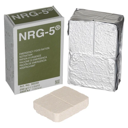 Racja żywnościowa NRG-5 wegańska 250g - awaryjny zapas żywności - termin 2045