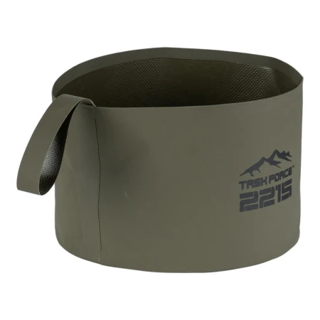 Miska składana TF-2215 4,4L oliwkowa - widok z tyłu