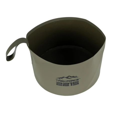 Miska składana TF-2215 4,4L oliwkowa - widok z góry