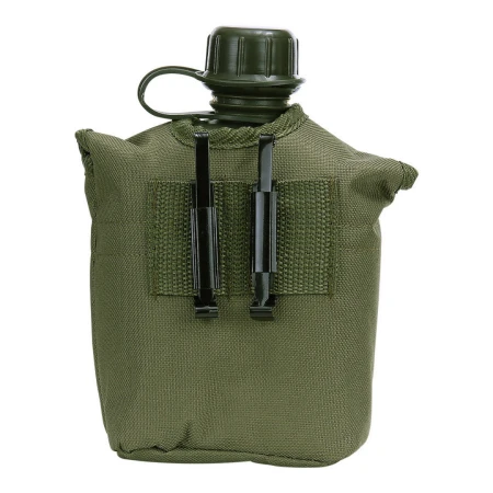 Manierka wojskowa oliwkowa US Army 1L z pokrowcem (tył)
