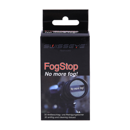 Przejdź do produktu Chusteczki przeciwmgielne Swiss Eye Fog Stop (30 szt.) – anti-fog do 24h, antystatyczne