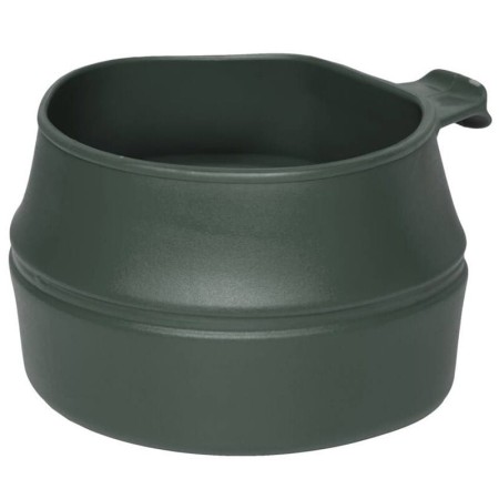 Kubek składany Wildo Fold-A-Cup 250 ml - Olive Green - widok z przodu (rozłożony)