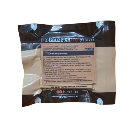 Opatrunek Hemostatyczny ChitoGauze XR PRO - 2031r (widok z przodu)