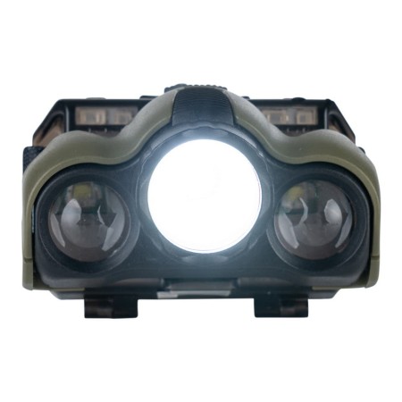 Latarka czołowa taktyczna biwakowa leśna Forest LED 220lm - zaświecony pierwszy tryb