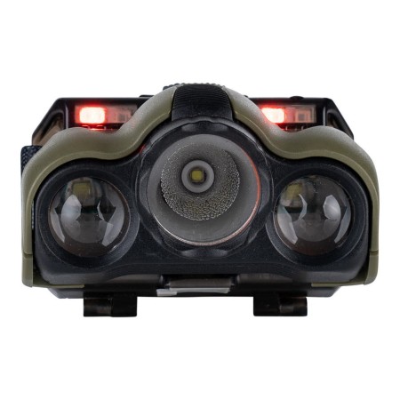 Latarka czołowa taktyczna biwakowa leśna Forest LED 220lm - zaświecony czwarty tryb