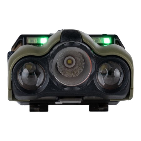 Latarka czołowa taktyczna biwakowa leśna Forest LED 220lm - zaświecony piąty tryb