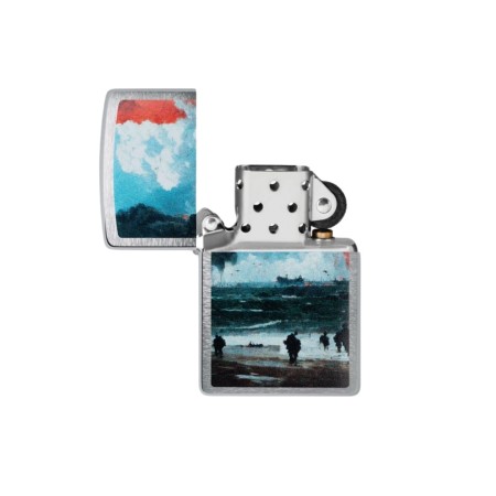 Zapalniczka Zippo D-Day Landing (Kolekcjonerska) - otwarta