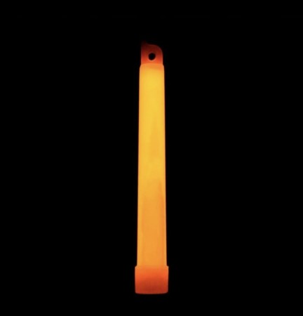 Światło Chemiczne LightStick (pomarańczowy) - prezentacja w ciemności