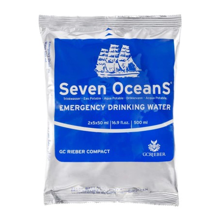 Norweska woda awaryjna Seven Oceans - Emergency Water 500ml (2x5x50ml) - zdatna do picia