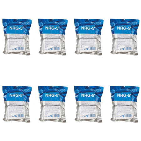 Racja żywnościowa NRG-5 125 g (zestaw 8 szt. racji) - niebieskie pudełko