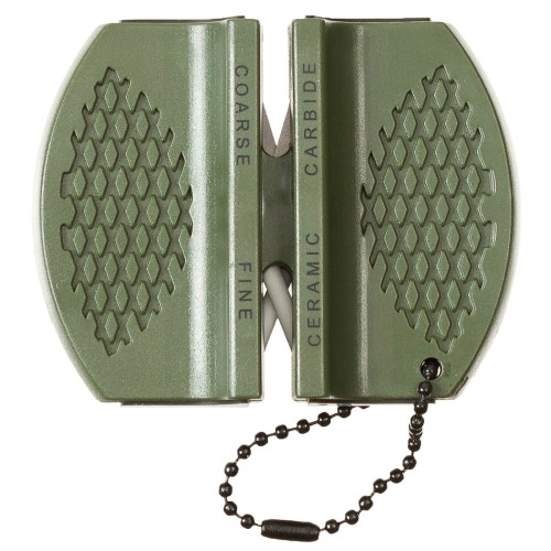 Przejdź do produktu Ostrzałka Wojskowa do noży dwustopniowa kieszonkowa MFH Olive