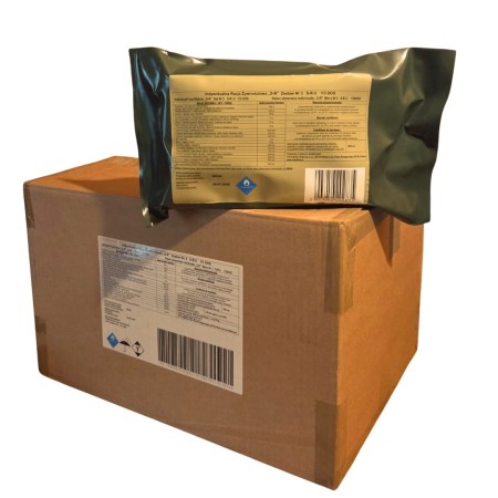 Polska wojskowa racja żywnościowa - Karton S-R (15 szt. racji) Daty 2026/2027