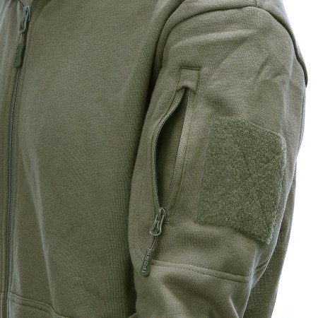 Bluza Taktyczna z rzepami i kapturem TF-2215 (zielona - ranger green) - ramię