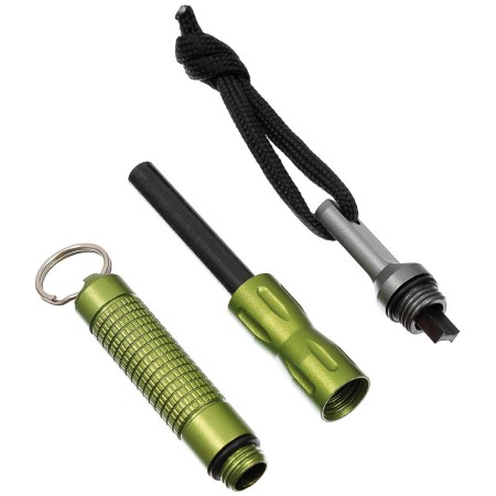 Rozłożone Krzesiwo magnezowe MFH Compact – brelok, wodoszczelne