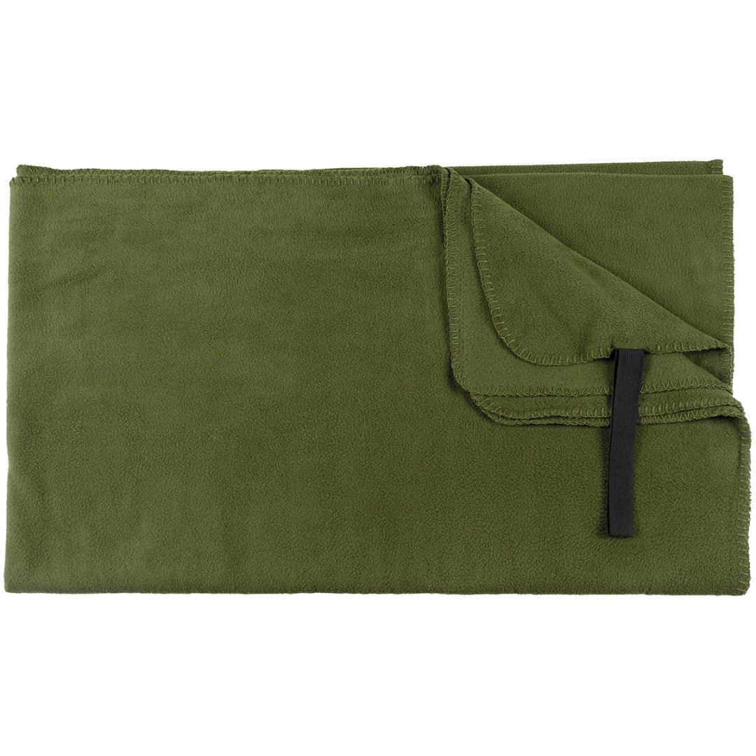 Koc polarowy MFH Fleece Blanket 200x150 [cm] Olive - 300 g/m² (rozłożony)