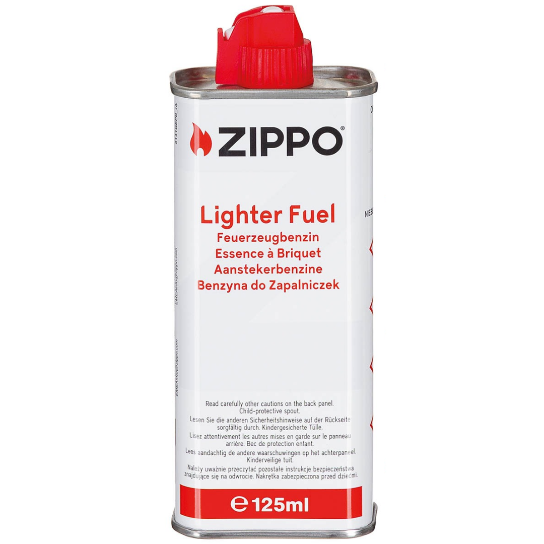 Oryginalne paliwo benzyna Zippo do zapalniczek 125ml (przód)
